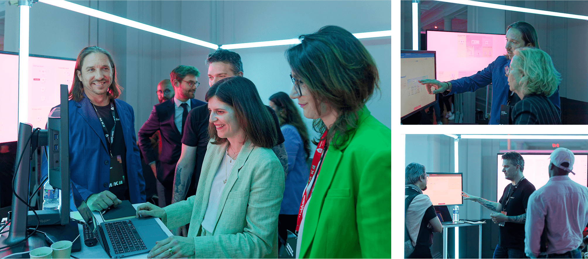 MK/IA 2025. Rencontre autour d’une démo avec Clara Chappaz, Ministre déléguée chargée de l’Intelligence artificielle et du Numérique, ainsi que de nombreux acteurs de l’IA.